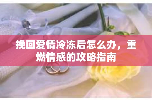 挽回爱情冷冻后怎么办，重燃情感的攻略指南