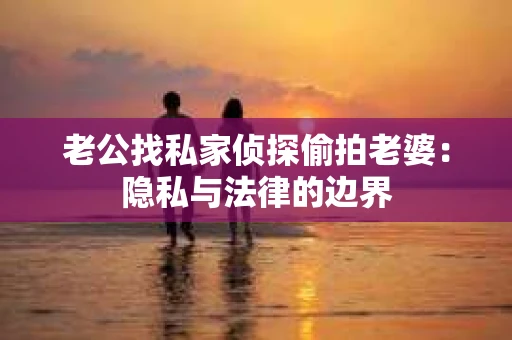 老公找私家侦探偷拍老婆：隐私与法律的边界