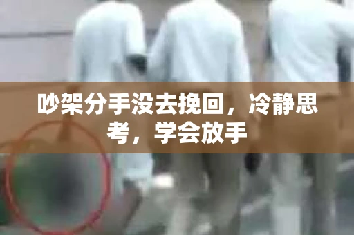 吵架分手没去挽回，冷静思考，学会放手
