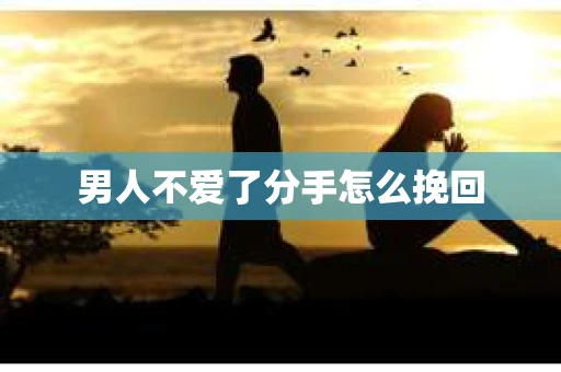 男人不爱了分手怎么挽回