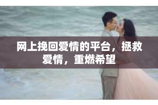 网上挽回爱情的平台，拯救爱情，重燃希望