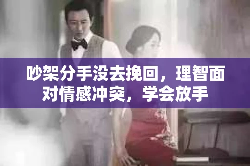 吵架分手没去挽回，理智面对情感冲突，学会放手