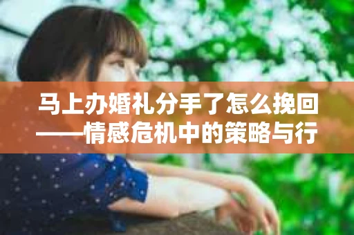 马上办婚礼分手了怎么挽回——情感危机中的策略与行动指南