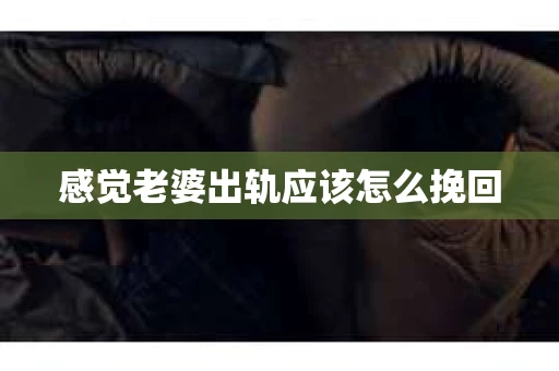 感觉老婆出轨应该怎么挽回