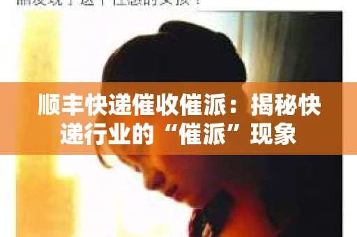 顺丰快递催收催派：揭秘快递行业的“催派”现象
