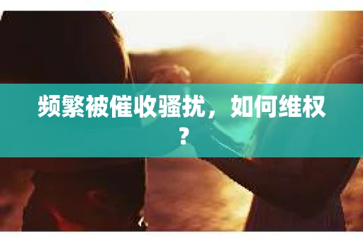 频繁被催收骚扰，如何维权？