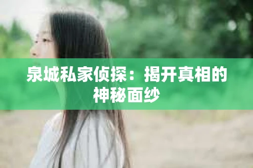 泉城私家侦探：揭开真相的神秘面纱