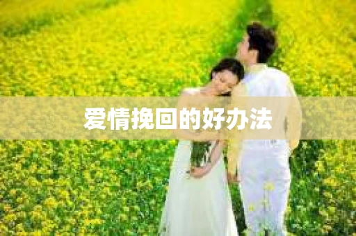爱情挽回的好办法