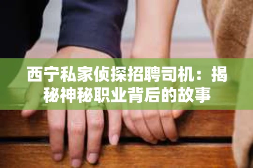 西宁私家侦探招聘司机:揭秘神秘职业背后的故事 西宁私家侦探招聘司机:揭秘神秘职业背后的故事