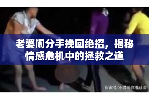 老婆闹分手挽回绝招，揭秘情感危机中的拯救之道