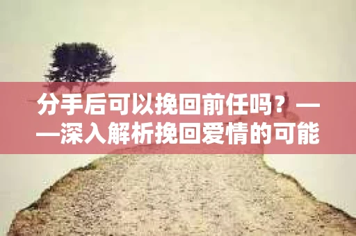 分手后可以挽回前任吗？——深入解析挽回爱情的可能性与策略